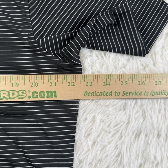 Vanderbilt Commodores x Peter Millar Shirt Mens Medium Striped Performance Golf - Picture 5 of 11